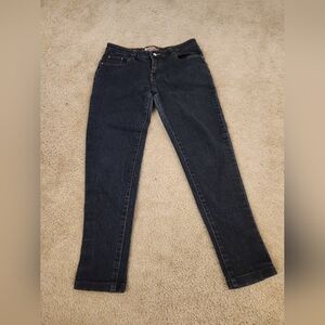 Bonafide Womens Blue Jeans Dark Wash Skinny Size 32" Waist #C59